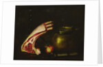 Still Life with Cutlets by Antoine Vollon