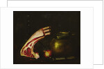 Still Life with Cutlets by Antoine Vollon