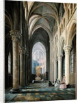Interior of a Church by Hippolyte Joseph Cuvelier
