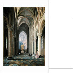 Interior of a Church by Hippolyte Joseph Cuvelier