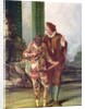 Scene from the Commedia dell'Arte by French School