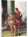 Scene from the Commedia dell'Arte by French School