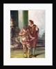 Scene from the Commedia dell'Arte by French School