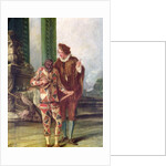 Scene from the Commedia dell'Arte by French School
