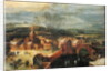 Landscape with Skaters by J. & Momper J. de (1564-1635) Brueghel