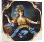 Portrait of a Woman as Minerva, 1730 by Jean Raoux