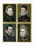 Portrait of Two Men and Two Women by Alonso Sanchez Coello