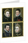 Portrait of Two Men and Two Women by Alonso Sanchez Coello