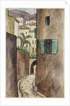Mediterranean Street and Houses by Louis Robert Antral