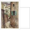 Mediterranean Street and Houses by Louis Robert Antral