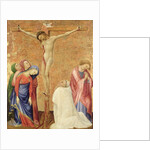 Calvary with a Carthusian Monk, 1389-95 by Jean de Beaumetz