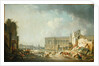 Clearing the Colonnade of the Louvre, 1764 by Pierre Antoine Demachy