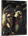 Christ Adored by Angels, St. Sebastian and St. Bonaventure by Carlo Bononi