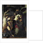 Christ Adored by Angels, St. Sebastian and St. Bonaventure by Carlo Bononi