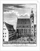 St. Thomas Church and School in Leipzig, 1723 by Johann Gottfried Krugner