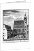 St. Thomas Church and School in Leipzig, 1723 by Johann Gottfried Krugner