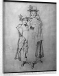 The Montagu Sisters in Rome, 1815 by Jean Auguste Dominique Ingres