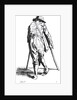 Beggar on his crutches, from behind by Jacques Callot