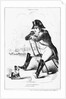 La Grenouille et le Boeuf : The Small and the Large Napoleon I, caricature from 'The Puppet Show' by French School