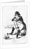 La Grenouille et le Boeuf : The Small and the Large Napoleon I, caricature from 'The Puppet Show' by French School