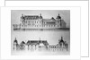 Design for the reconstruction of the north facade and the facade of the Petit Chateau of the Chateau de Chantilly, 1875 by Pierre Jerome Honore Daumet