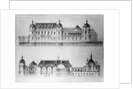 Design for the reconstruction of the north facade and the facade of the Petit Chateau of the Chateau de Chantilly, 1875 by Pierre Jerome Honore Daumet