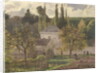 House in the Hermitage, Pontoise, 1873 by Camille Pissarro