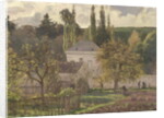 House in the Hermitage, Pontoise, 1873 by Camille Pissarro