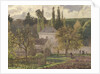 House in the Hermitage, Pontoise, 1873 by Camille Pissarro