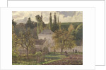 House in the Hermitage, Pontoise, 1873 by Camille Pissarro