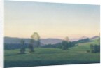 Bavarian Landscape, 1933 by Georg Schrimpf