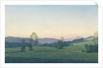 Bavarian Landscape, 1933 by Georg Schrimpf