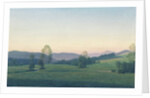 Bavarian Landscape, 1933 by Georg Schrimpf