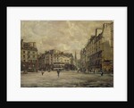 Place Maubert, Paris, 1888 by Emmanuel Lansyer