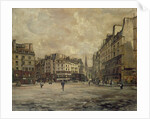 Place Maubert, Paris, 1888 by Emmanuel Lansyer