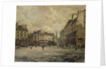 Place Maubert, Paris, 1888 by Emmanuel Lansyer