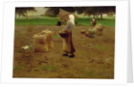 Harvesting Potatoes by Henri Lerolle