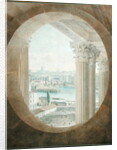 View of the Pont Neuf from a Bull's Eye Window of the Louvre, 1810 by Victor Jean Nicolle