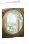 View of the Pont Neuf from a Bull's Eye Window of the Louvre, 1810 by Victor Jean Nicolle