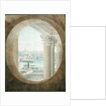 View of the Pont Neuf from a Bull's Eye Window of the Louvre, 1810 by Victor Jean Nicolle