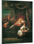 The Death of St. Ambrose, before 1706 by Bon de Boulogne
