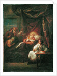 The Death of St. Ambrose, before 1706 by Bon de Boulogne
