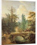 Peasant and her Donkey Crossing a Bridge, 1775 by Jean-Baptiste Huet