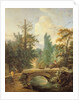 Peasant and her Donkey Crossing a Bridge, 1775 by Jean-Baptiste Huet