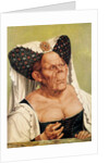 A Grotesque Old Woman, possibly Princess Margaret of Tyrol, c.1525-30 by Quentin Massys or Matsys