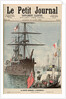 The French Flotilla in Portsmouth by Fortune Louis Meaulle