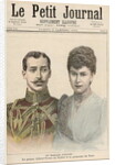 The Engagement of Albert Victor Duke of Clarence, eldest son of Edward, Prince of Wales to Victoria Mary of Teck by French School