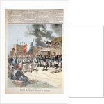 The French Flag Entering Abomey by Henri Meyer