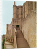 Entrance to the abbey by French School