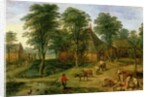 The Farmyard by Jan the Younger Brueghel